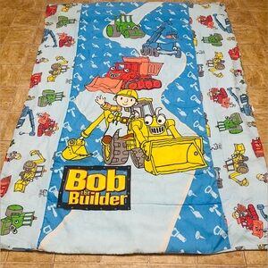 2001 Y2K Bob the Builder Twin Size Comforter